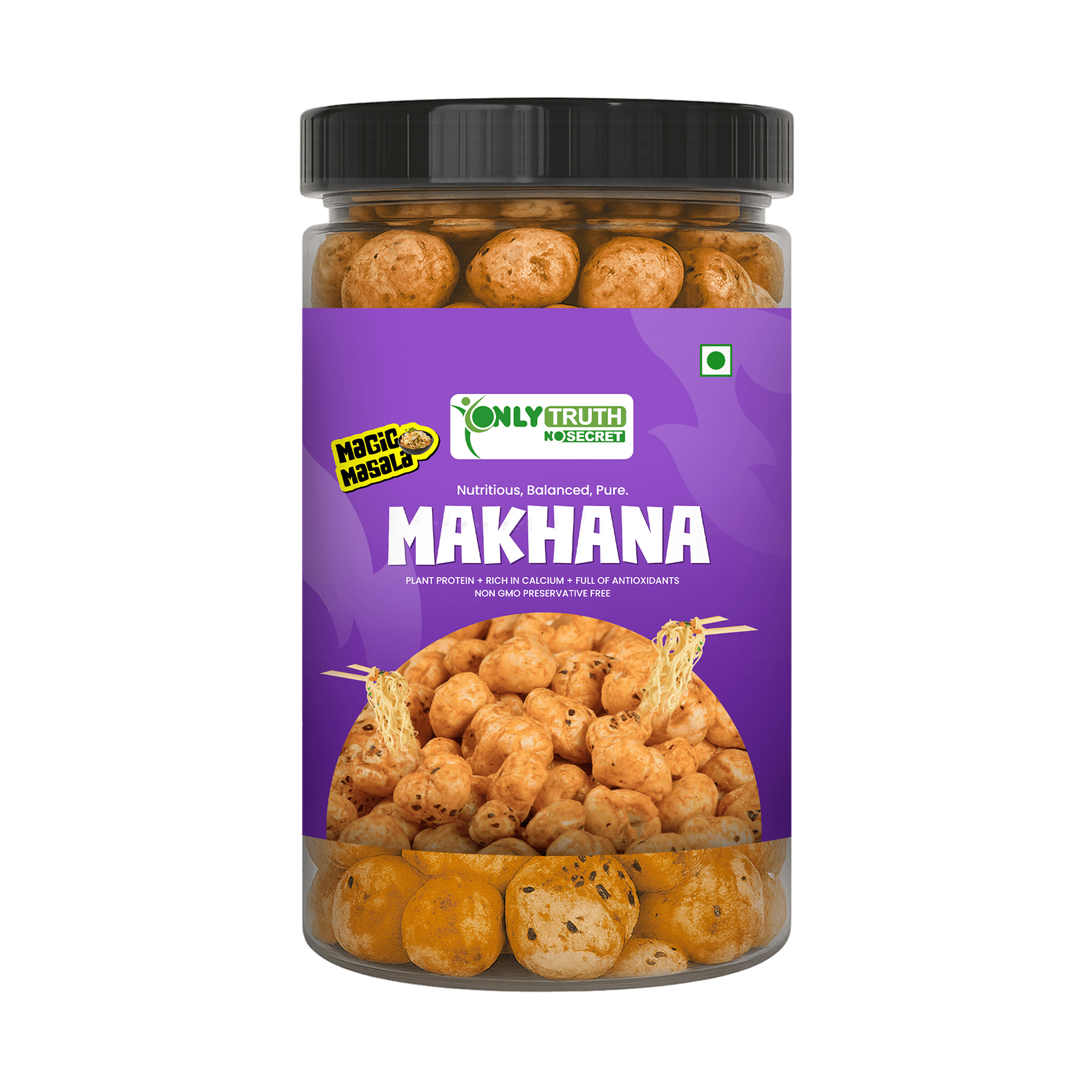 Only Truth Himalayan Salt & Black Pepper Roasted Makhana 25g Pouch