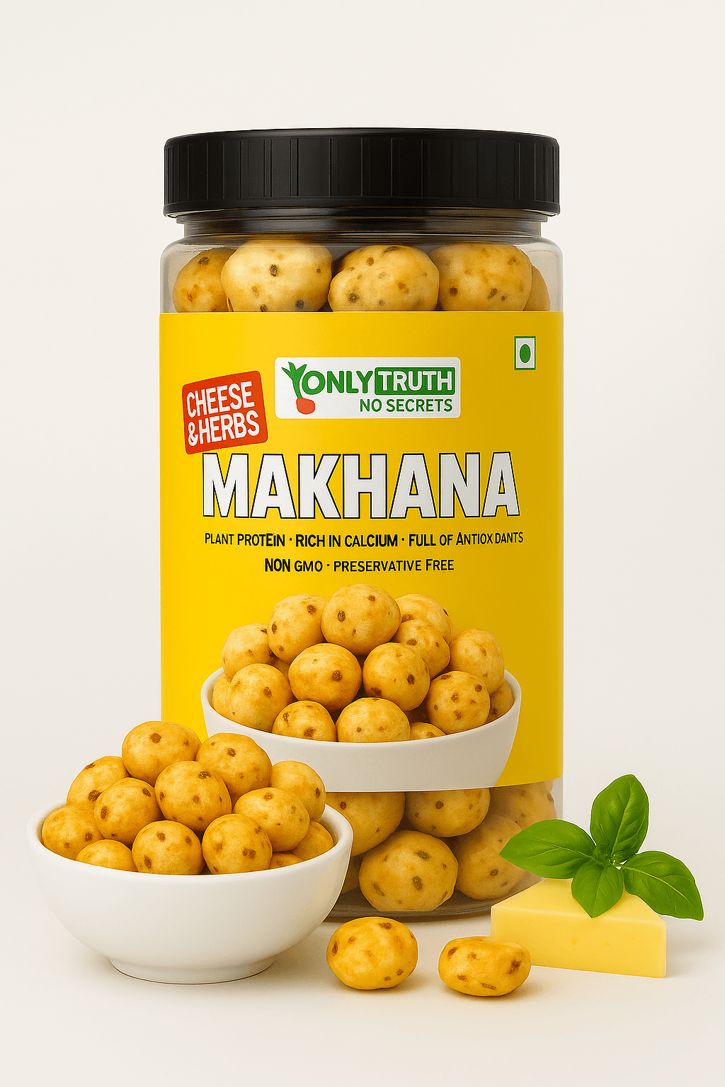Roasted Makhana Cheese & Herbs 80g