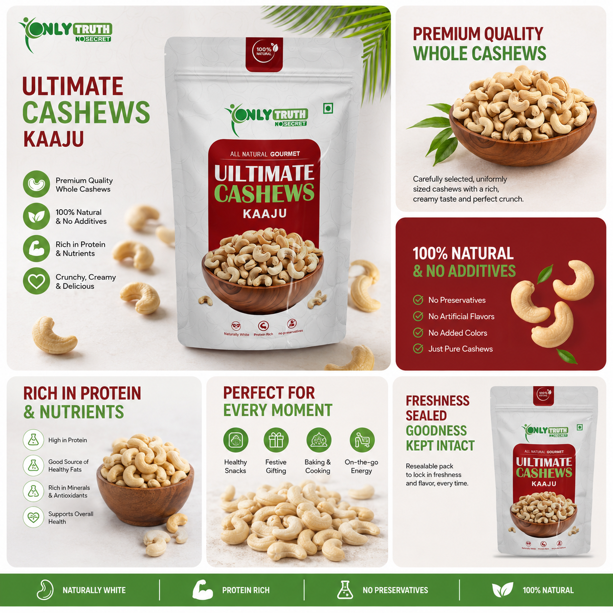 Ultimate Cashews Kaaju — 250g
