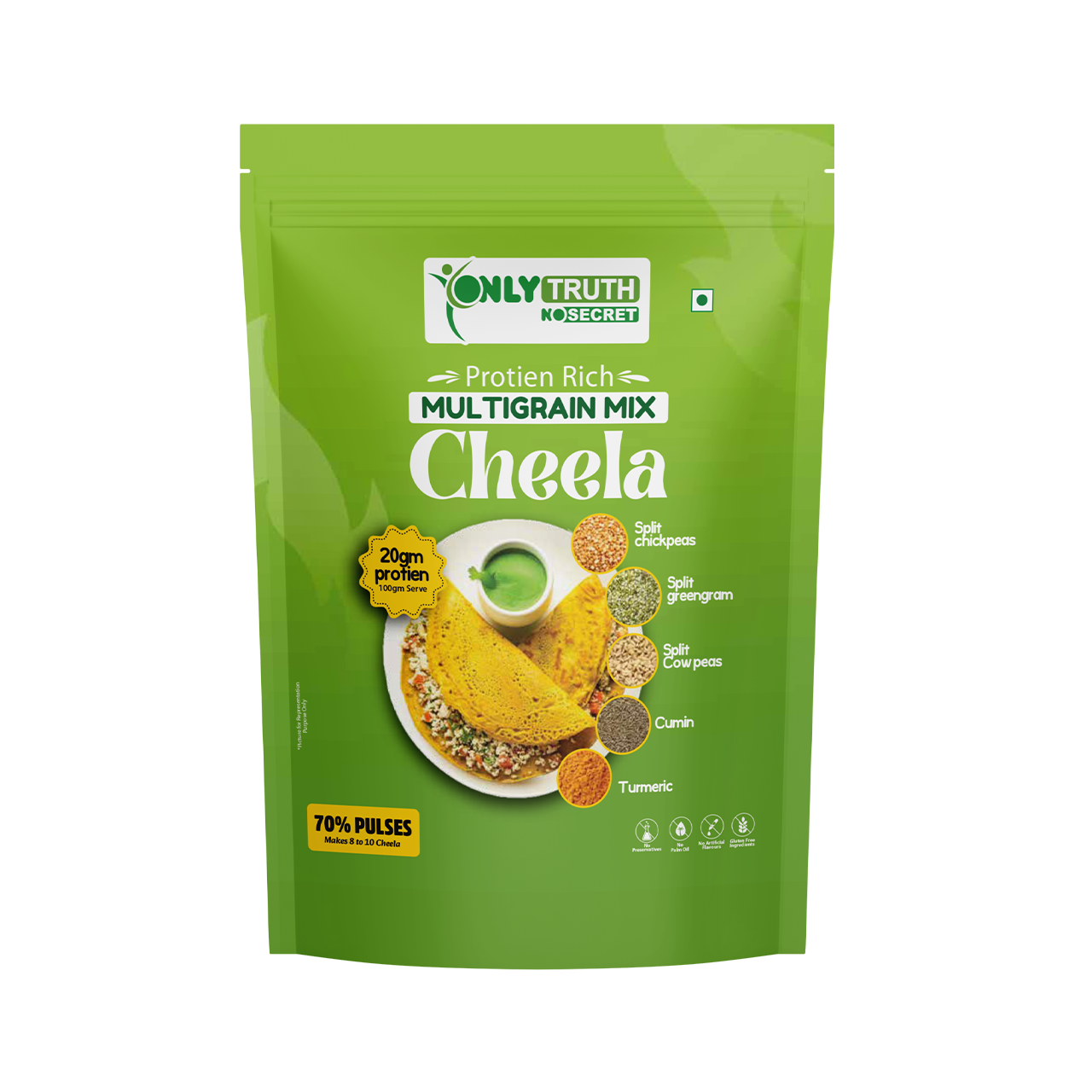 Protein Rich Multigrain Mix Cheela