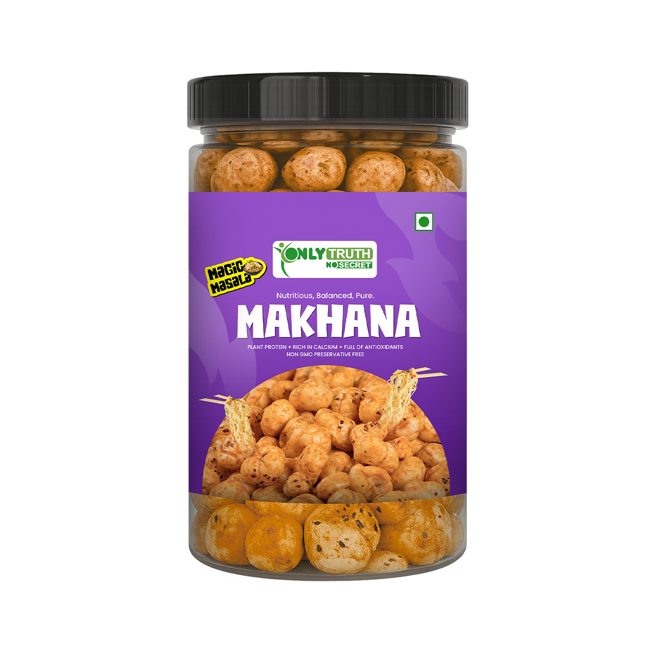 Magic Masala Roasted Makhana — 60g Jar