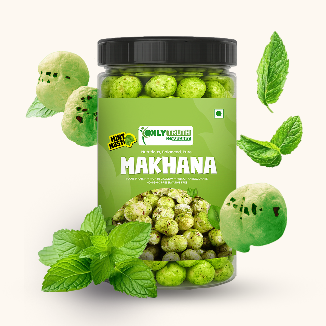Mint Masti Makhana — Roasted Jar 60g